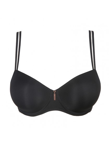 Soutien-gorge Balconnet Curvy Kate Victory - Taille 95E, Noir à Pois Rose, Armatures - Neuf Avec étiquettes